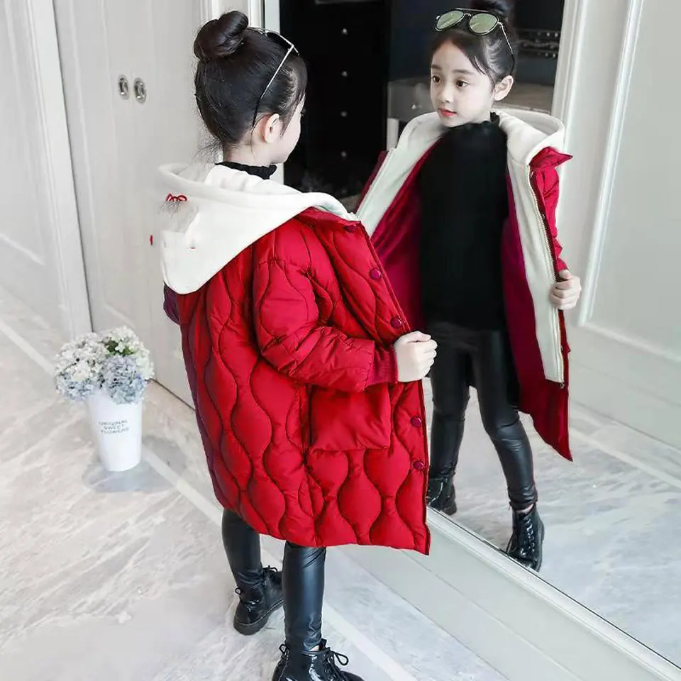 Winter Jacket Girl Coat 5 Colors Cute Hooded Colored Fur Collar Size 7 8 9 10 11 12 13 14 Years Child Clothes Thick Outerwear
Winter Jacket Girl Coat 5 Colors Cute Hooded Colored Fur Collar Size 7 8 9 10 11 12 13 14 Years Child Clothes Thick Outerwear