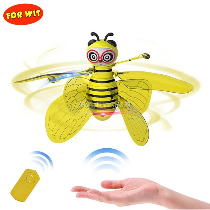 RC Flying Bee Aircraft, Mini Handheld Animal Remote Control Indoor Multiplayer Interactive Games Toy, Infrared Gesture Induction
RC Flying Bee Aircraft, Mini Handheld Animal Remote Control Indoor Multiplayer Interactive Games Toy, Infrared Gesture Induction