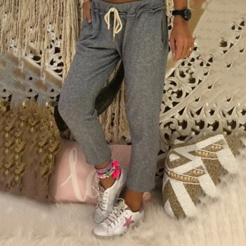Sale Sweatpants Women casual Full Length Pants Ladies Joggers High Waist Lace Up Trousers Bottom Pants For Female Clothes D30
Sale Sweatpants Women casual Full Length Pants Ladies Joggers High Waist Lace Up Trousers Bottom Pants For Female Clothes D30