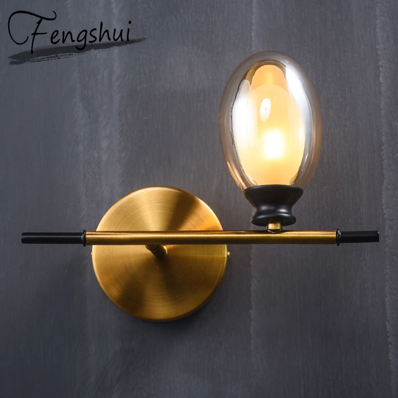 Nordic Glass Iron LED Wall Lamps Indoor Decor Sconces Bedroom Light Fixture Bedside Studyroom Aisle Corridor Stairs Wall Light
Nordic Glass Iron LED Wall Lamps Indoor Decor Sconces Bedroom Light Fixture Bedside Studyroom Aisle Corridor Stairs Wall Light