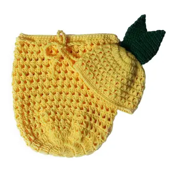 Children's Photography Clothing Sleeping Bag Newborn Pineapple Hat Props Crochet Infant Knitted Cute Fruit Knitting Sleep Bag
Children's Photography Clothing Sleeping Bag Newborn Pineapple Hat Props Crochet Infant Knitted Cute Fruit Knitting Sleep Bag