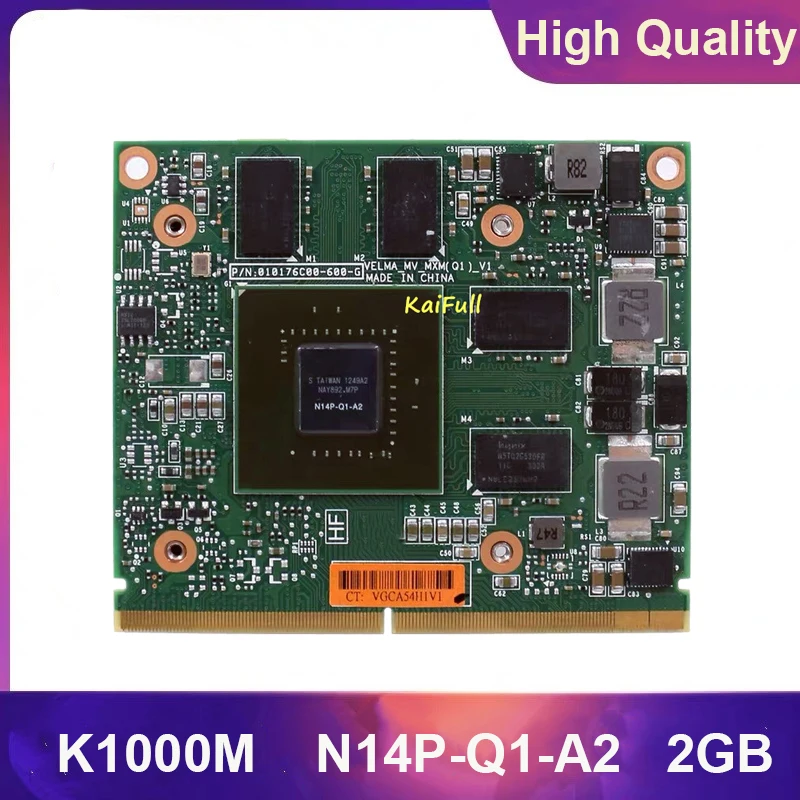 Видеокарта Quadro K1000M K1000 GDDR3 2 Гб с X кронштейном для HP 8560 Вт 8570 8770 Dell M4700 M4800 полностью