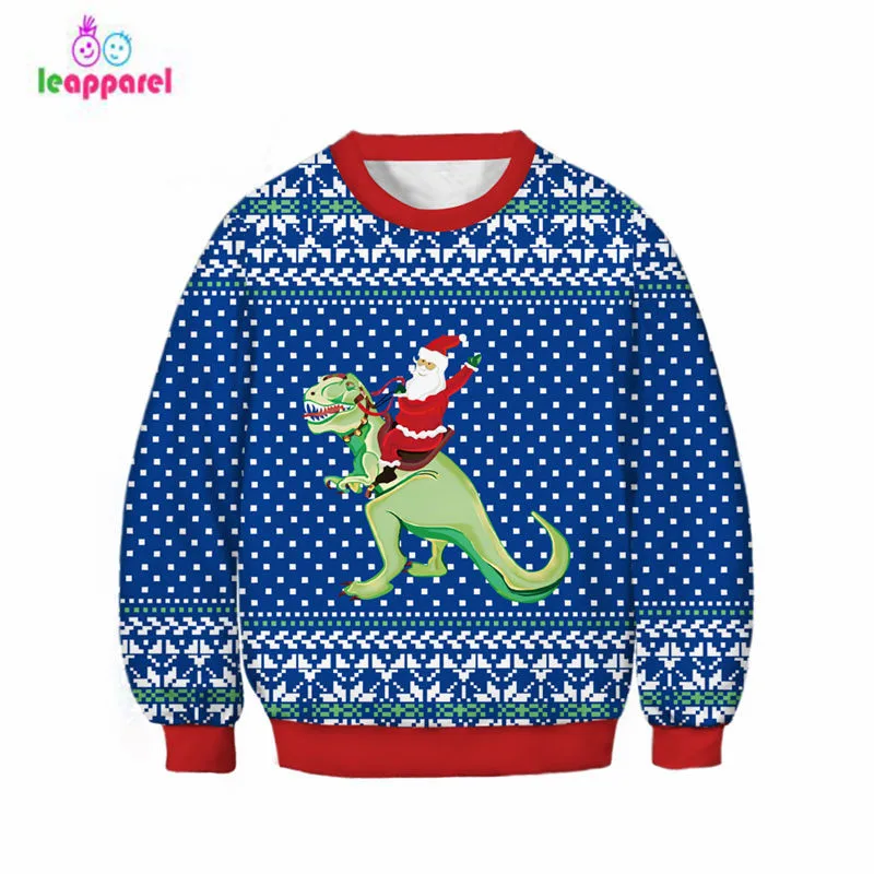 LEAPPAREL New Kids Christmas Santa Claus Dinosaur Print Sweatshirt Hoodie Fashion Party Costumes Fall-Winter Tops Clothing
LEAPPAREL New Kids Christmas Santa Claus Dinosaur Print Sweatshirt Hoodie Fashion Party Costumes Fall-Winter Tops Clothing