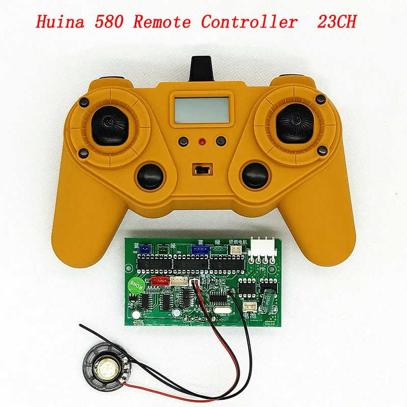 Huina 580 2.4GHZ 23CH Remote Controller Kit 4.5V Transmitter+7.4V/12V Receiver Board Radia System Parts for RC Excavator Model
Huina 580 2.4GHZ 23CH Remote Controller Kit 4.5V Transmitter+7.4V/12V Receiver Board Radia System Parts for RC Excavator Model