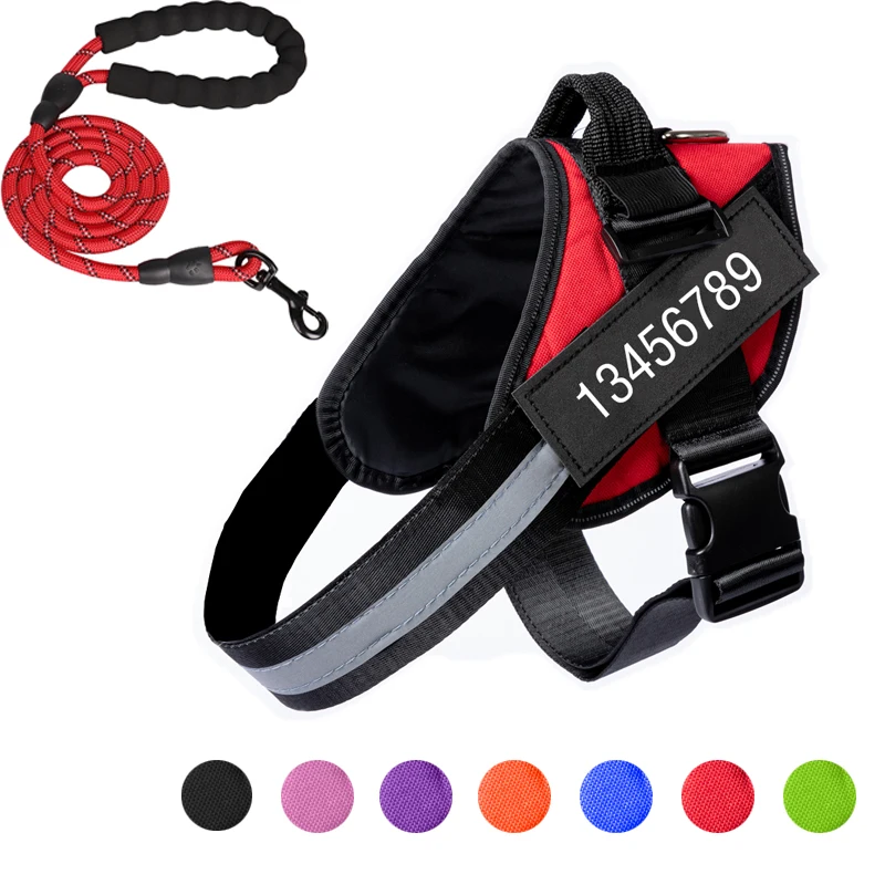 Personalized Dog Harness Reflective Breathable Adjustable Pet Harness for Large Small and Dog Outdoor Walking ID Custom Patch
Personalized Dog Harness Reflective Breathable Adjustable Pet Harness for Large Small and Dog Outdoor Walking ID Custom Patch