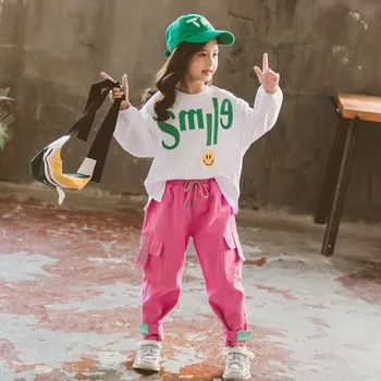 Girls' Loose Sweater + Overalls Suit Girls' Leisure Two Piece Set of Spring and Autumn Children's Clothing Girls' Princess Suit
Girls' Loose Sweater + Overalls Suit Girls' Leisure Two Piece Set of Spring and Autumn Children's Clothing Girls' Princess Suit