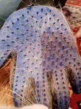 Perro guante de aseo para mascotas de los gatos peine cepillo Deshedding pelo guantes perros limpieza de baños animales de peines removedor de pelusa