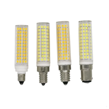 

E11 E12 E14 BA15D AC110V AC220V 15W Led light lamps corn light dimmable Bulbs Lampada replace 120W-150W Halogen lamp
