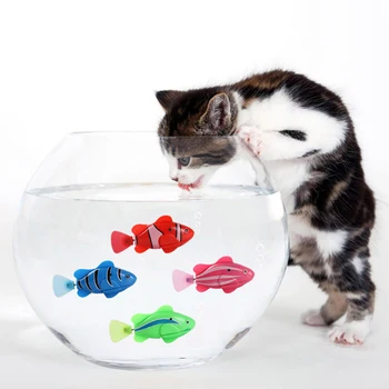 1PCS Battery-Powered Fish Cat Toy Water Activated LED Swimming Fish Toy Cat Fish Toys with Aquatic Weed & Screwdriver for Cats
1PCS Battery-Powered Fish Cat Toy Water Activated LED Swimming Fish Toy Cat Fish Toys with Aquatic Weed & Screwdriver for Cats