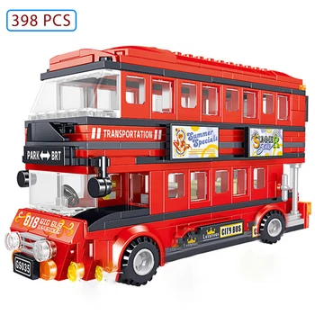 About 400 PCS Heavy Dump Truck Children Assembled Small Particle BRT Double-layer Bus Puzzle Model Gift
About 400 PCS Heavy Dump Truck Children Assembled Small Particle BRT Double-layer Bus Puzzle Model Gift
