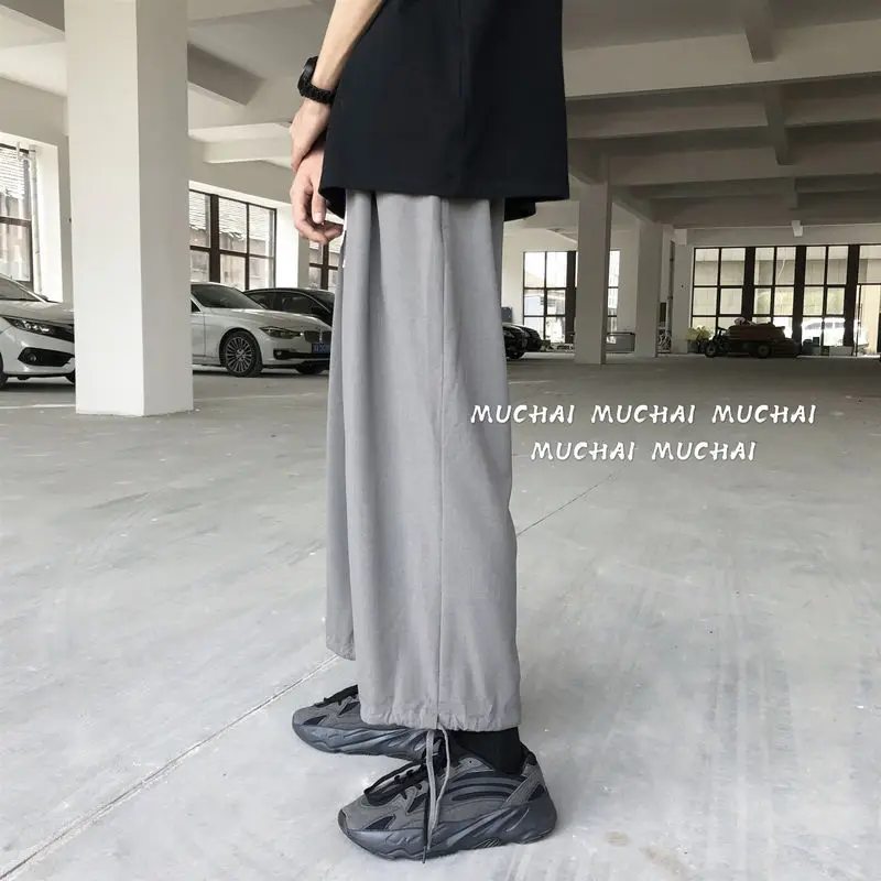 Spring Summer Sweatpants Men's Fashion Solid Color Casual Pants Men Streetwear Wild Loose Straight Pants Mens Track Pants M-2XL
Spring Summer Sweatpants Men's Fashion Solid Color Casual Pants Men Streetwear Wild Loose Straight Pants Mens Track Pants M-2XL