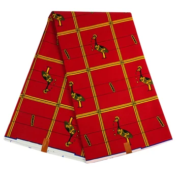 Veritable Wax High Quality 2019 African Dutch Wax Fashion Design For Women Dress African Red Print Fabric 
Veritable Wax High Quality 2019 African Dutch Wax Fashion Design For Women Dress African Red Print Fabric