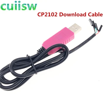 

Original 1M CP2102 USB To UART TTL Cable Module 4 Pin 4P Serial Adapter Download Cable Module For Win10 For Arduino Raspberry Pi