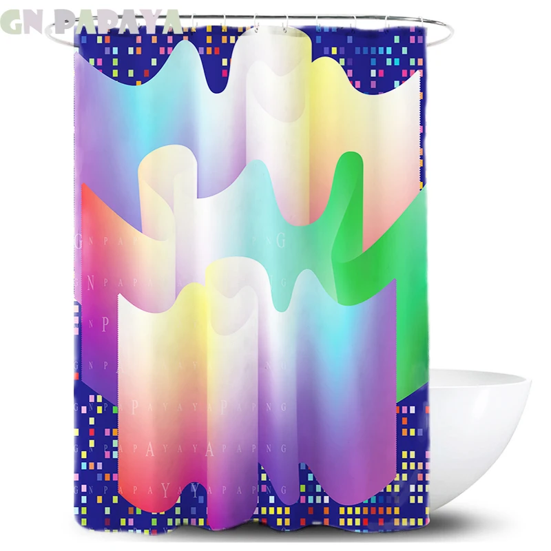 Geometric ripple hippie 3d Bath Curtains Waterproof Polyester Fabric flower Shower Curtains Screen with Hooks Accessories
Geometric ripple hippie 3d Bath Curtains Waterproof Polyester Fabric flower Shower Curtains Screen with Hooks Accessories