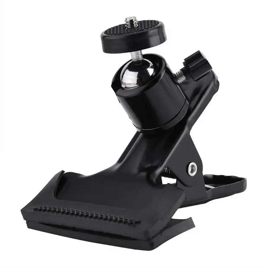 Фото Camera Clip Photography Metal Clamp Holder Mount with Standard Ball Head 1/4 Screw |