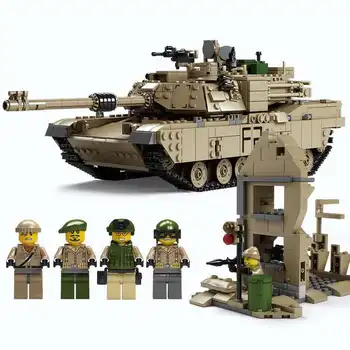 Classic Military Weapon M1A2 Tank Model Vehicle Gun Building Blocks Educational DIY Toys Bricks Best Gift For Children
Classic Military Weapon M1A2 Tank Model Vehicle Gun Building Blocks Educational DIY Toys Bricks Best Gift For Children