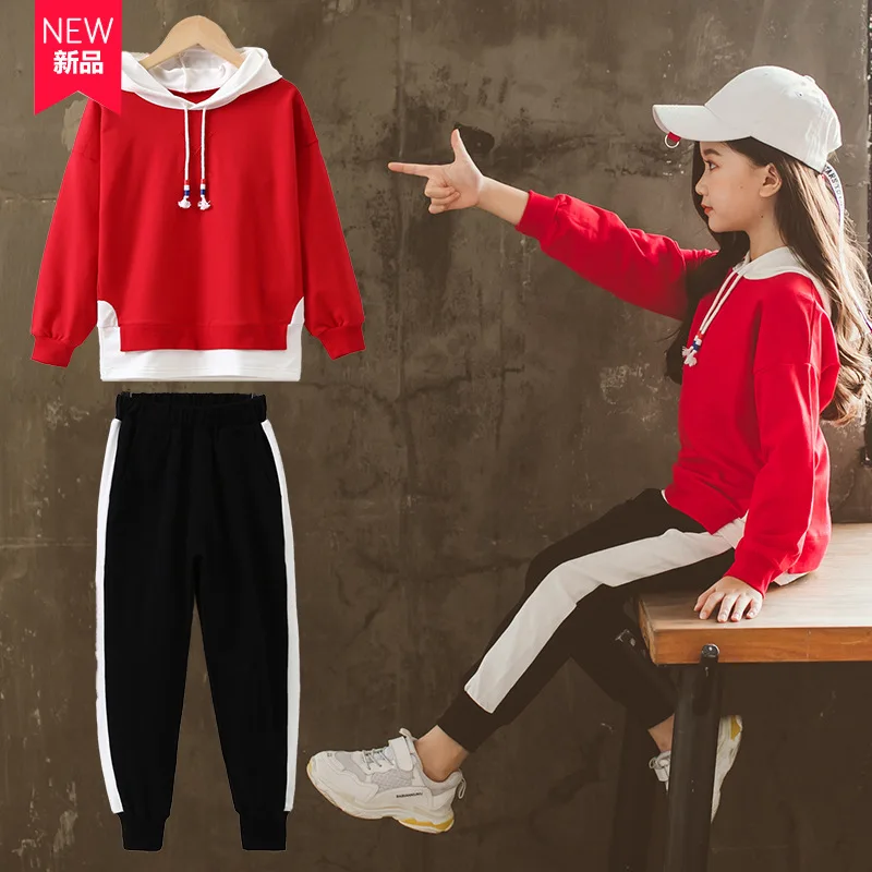 Girls Spring 2019 New Style Fashionable Set Big Boy Spring And Autumn Korean-style Children Autumn Sports Western Style Two-Piec
Girls Spring 2019 New Style Fashionable Set Big Boy Spring And Autumn Korean-style Children Autumn Sports Western Style Two-Piec