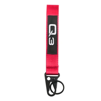 Universal Ribbon Webbing Car key ring Nylon Webbing Keychain with hawk buckle key ring for AUDI Q3 A3 A4 A5 A7 car Accessories
Universal Ribbon Webbing Car key ring Nylon Webbing Keychain with hawk buckle key ring for AUDI Q3 A3 A4 A5 A7 car Accessories