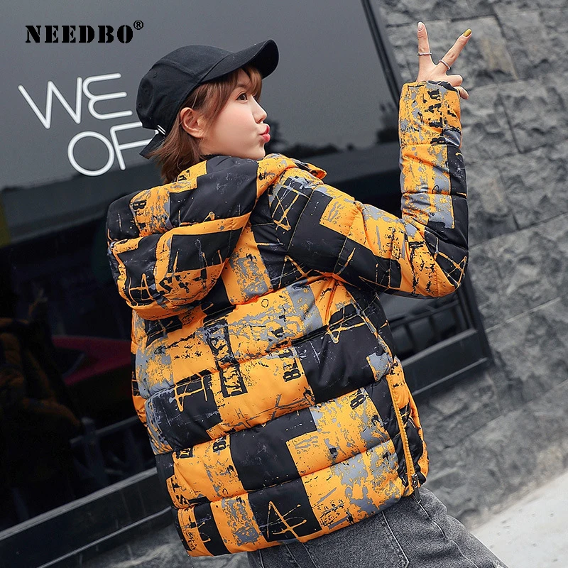 NEEDBO Winter Jacket Women Snow Casual Oversized Winter Coat Female Woman Winter Coat and Puffer Jackets Print Parka mujer 2019
NEEDBO Winter Jacket Women Snow Casual Oversized Winter Coat Female Woman Winter Coat and Puffer Jackets Print Parka mujer 2019