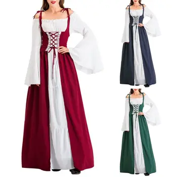 Halloween Square Neck Bundle Corset Medieval Renaissance Retro Dress Cosplay Fantasia Carnival
Halloween Square Neck Bundle Corset Medieval Renaissance Retro Dress Cosplay Fantasia Carnival