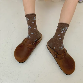 Japanese Kawaii Floral Print Ruffle Socks Autumn Winter Fashion Knitted Long Socks Harajuku Retro Vintage Streetwear Woman Socks
Japanese Kawaii Floral Print Ruffle Socks Autumn Winter Fashion Knitted Long Socks Harajuku Retro Vintage Streetwear Woman Socks