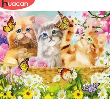 HUACAN Paint By Numbers Cat Animal Drawing On Canvas HandPainted Art Gift DIY Picture By Number Flower Kits Home Decoration
HUACAN Paint By Numbers Cat Animal Drawing On Canvas HandPainted Art Gift DIY Picture By Number Flower Kits Home Decoration