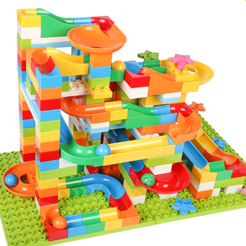 52Pcs/Set DIY Marble Race Compatible LegoINGly Duploedd Building Blocks Funnel Slide Big Building Brick Run Maze Balls Toys
52Pcs/Set DIY Marble Race Compatible LegoINGly Duploedd Building Blocks Funnel Slide Big Building Brick Run Maze Balls Toys