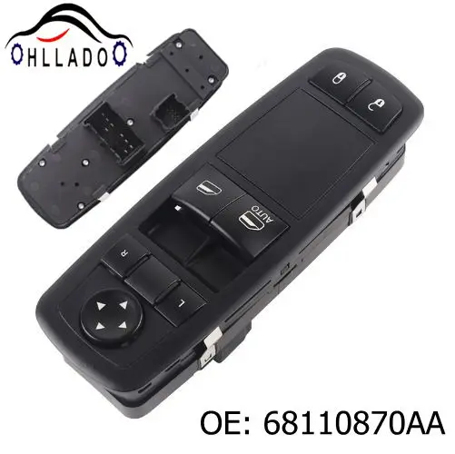 High Quality Car Power Window Switch Driver Lh 68110870AA 681 108 70AA Fit for 2012-2019 D odge Caravan Auto Parts
High Quality Car Power Window Switch Driver Lh 68110870AA 681 108 70AA Fit for 2012-2019 D odge Caravan Auto Parts