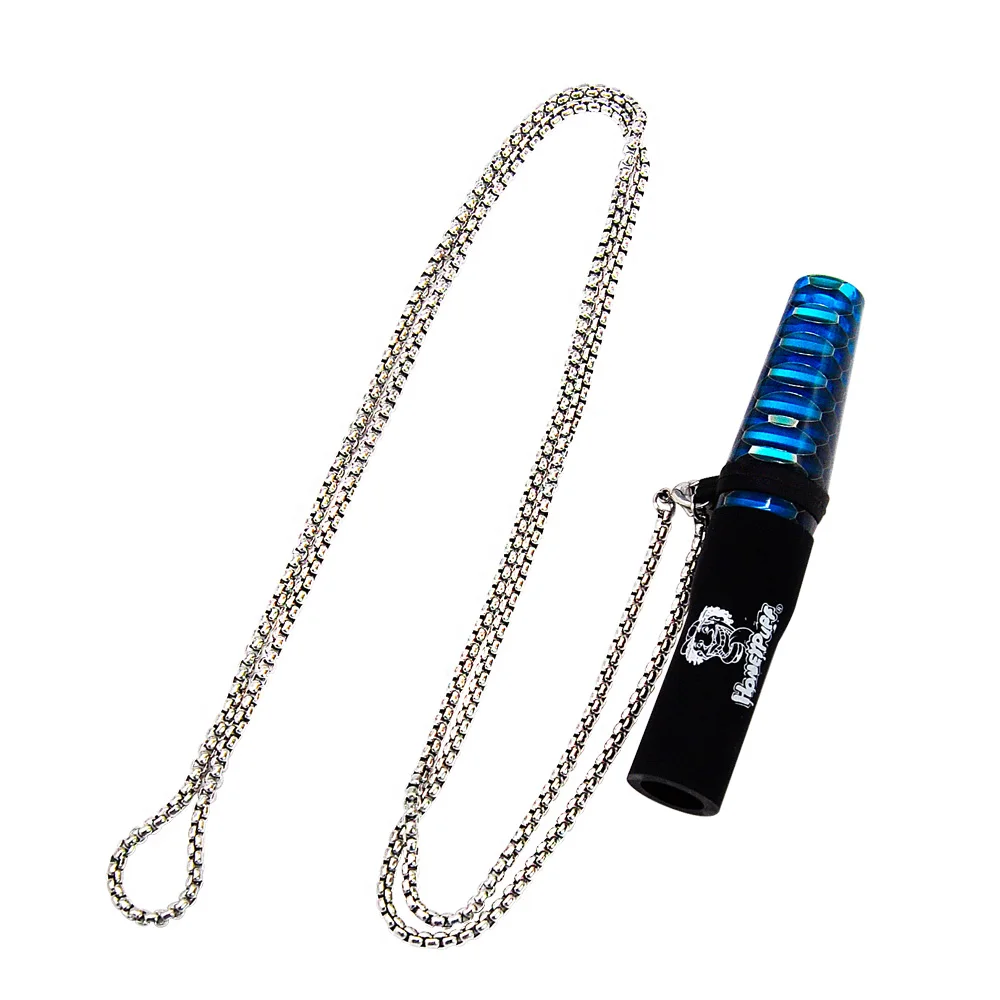 

HONEYPUFF Resin Hookah Mouthpiece with Stainless Necklace Universal Wearable Shisha Mouthtips Chicha Hose Tube