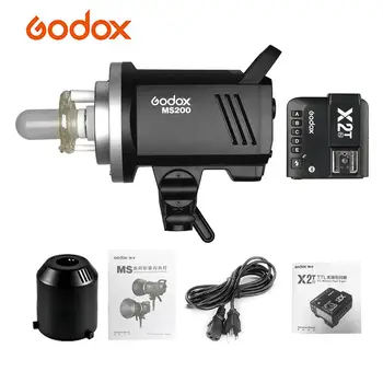 Godox MS200 Studio Flash Strobe Light 5600K Built-in 2.4G Wireless X System+X2T-N i-TTL Flash Trigger for Nikon DSLR Camera
Godox MS200 Studio Flash Strobe Light 5600K Built-in 2.4G Wireless X System+X2T-N i-TTL Flash Trigger for Nikon DSLR Camera