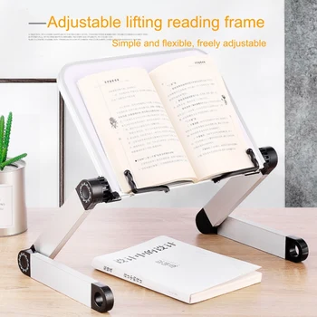 Creative aluminum alloy metal 360 degree adjustable reading bookshelf computer notebook folding table student reading bracket
Creative aluminum alloy metal 360 degree adjustable reading bookshelf computer notebook folding table student reading bracket