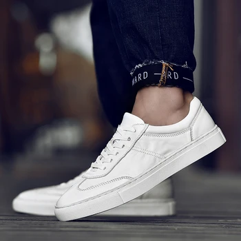 genuine Leather Men Casual Shoes 2020 Hand Made Men's Flat Walking Shoes Breathable lace up Outdoor Leisure fashion Shoes men
genuine Leather Men Casual Shoes 2020 Hand Made Men's Flat Walking Shoes Breathable lace up Outdoor Leisure fashion Shoes men