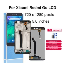Écran tactile LCD de remplacement avec châssis, 5.0 pouces, pièce de rechange pour Xiaomi Redmi Go=