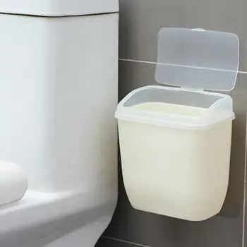Wall-mounted Trash Can With Lid Hanging Sticker Style Detachable Mini Waste Bin For Kitchen Cabinet Door Hanging Rubbish Holder
Wall-mounted Trash Can With Lid Hanging Sticker Style Detachable Mini Waste Bin For Kitchen Cabinet Door Hanging Rubbish Holder