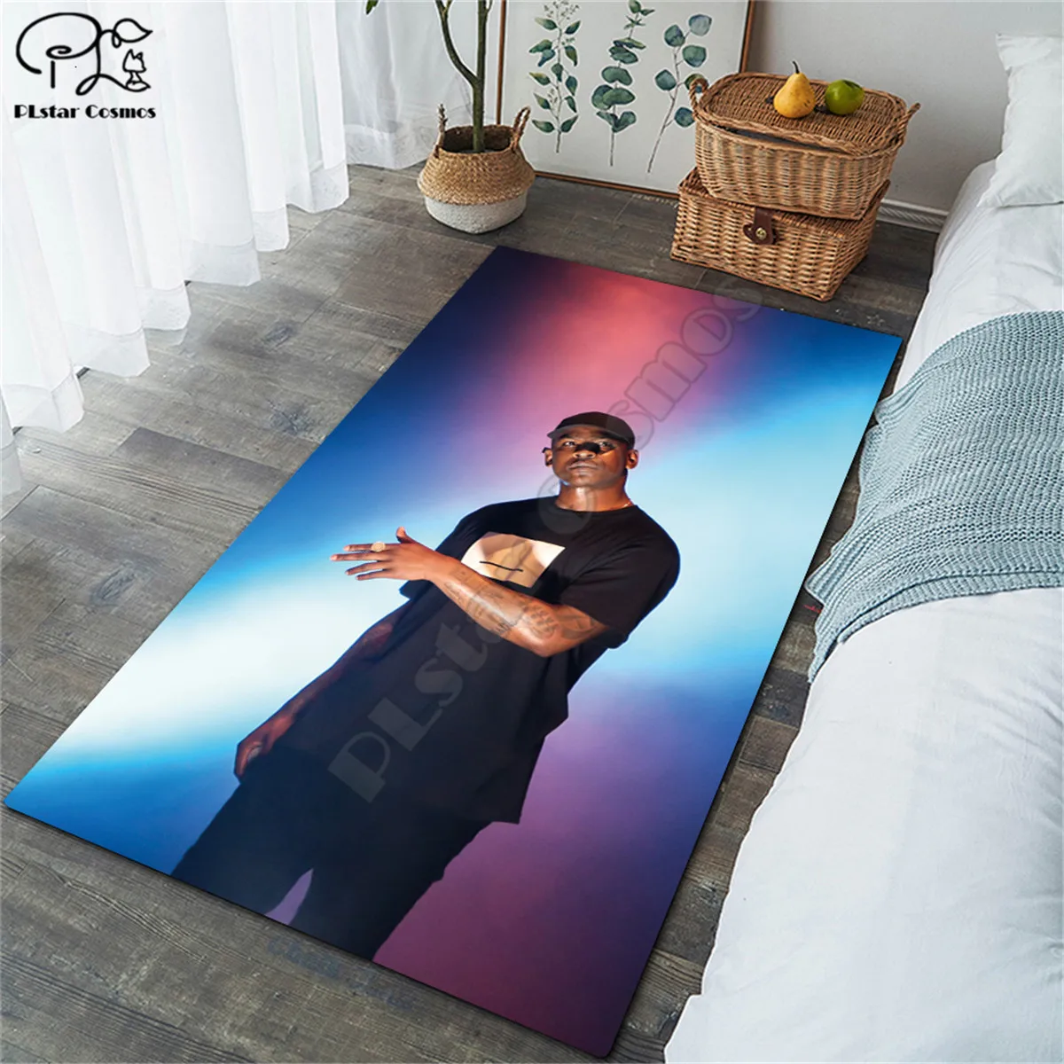 Square Black character pattern Anti-Skid Area Floor Mat 3D Rug Non-slip Mat Dining Room Living Room Soft Bedroom Carpet style-03
Square Black character pattern Anti-Skid Area Floor Mat 3D Rug Non-slip Mat Dining Room Living Room Soft Bedroom Carpet style-03