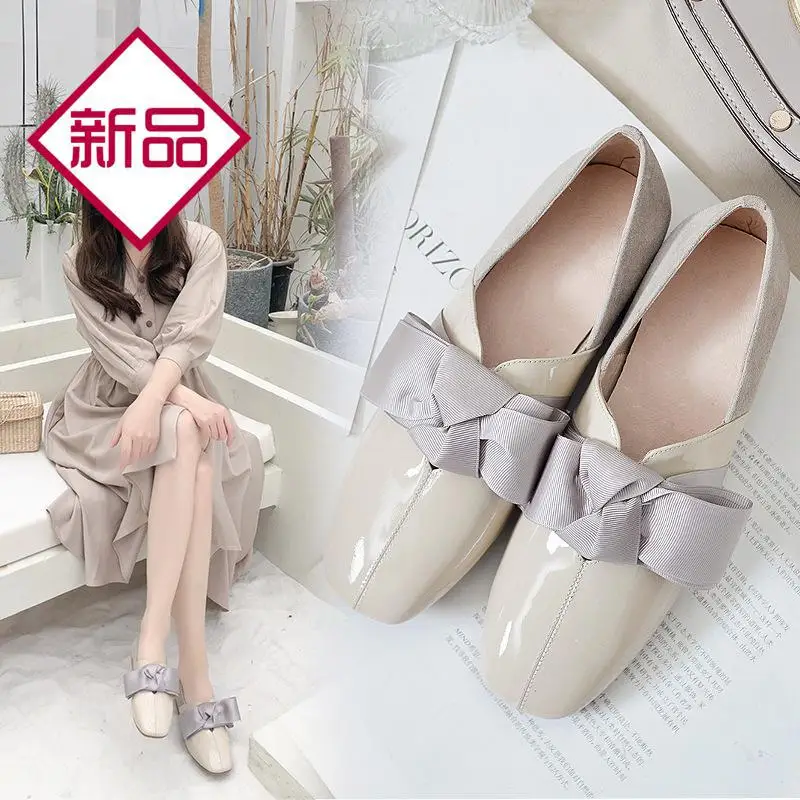 Tiptoe Network Red Spring Mixed Colors Shoes Genuine Leather Loafers Patent Leather Bow Loafers inside And Pure Leather Flat Top
Tiptoe Network Red Spring Mixed Colors Shoes Genuine Leather Loafers Patent Leather Bow Loafers inside And Pure Leather Flat Top