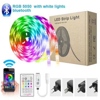 RGB LED Strip Light 5M DC12V Led Light Tape 5050 SMD 5M 10M NOWaterproof RGB LED lamp diode Ribbon Flexible Controller+Adapte
RGB LED Strip Light 5M DC12V Led Light Tape 5050 SMD 5M 10M NOWaterproof RGB LED lamp diode Ribbon Flexible Controller+Adapte