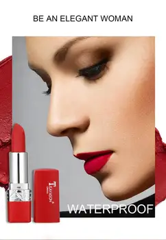 Lip stick Velvet Matte Small Red Tube Matte Long Lasting Plum Red Lipstick Makeup Comestics Tools Easy To Wear Whitening TSLM1
Lip stick Velvet Matte Small Red Tube Matte Long Lasting Plum Red Lipstick Makeup Comestics Tools Easy To Wear Whitening TSLM1