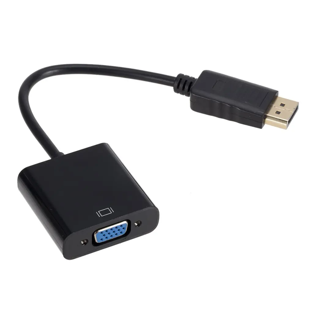 DisplayPort Display Port DP to VGA Adapter Cable Male to Female Converter for PC Computer Laptop HDTV Monitor Projector
DisplayPort Display Port DP to VGA Adapter Cable Male to Female Converter for PC Computer Laptop HDTV Monitor Projector