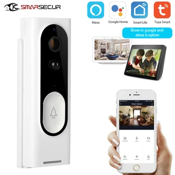 Tuya Smart Wifi Doorbell Camera Ring Door Bell Tuya Smart Life App Intercom PIR Motion Detector Night Vision Security Camera
Tuya Smart Wifi Doorbell Camera Ring Door Bell Tuya Smart Life App Intercom PIR Motion Detector Night Vision Security Camera