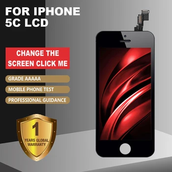 Grade AAAA+++ LCD Display For iPhone 5C ' Touch Screen Digitizer Assembly. No Dead Pixel+ with Gifts
Grade AAAA+++ LCD Display For iPhone 5C ' Touch Screen Digitizer Assembly. No Dead Pixel+ with Gifts