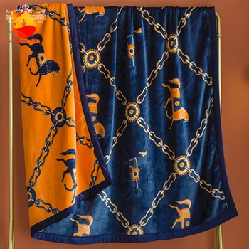 New European Style Autumn Winter Double-sided Printing Thickened Raschel Cloud Antistatic Composite Flannel Coral Fleece Blanket
New European Style Autumn Winter Double-sided Printing Thickened Raschel Cloud Antistatic Composite Flannel Coral Fleece Blanket