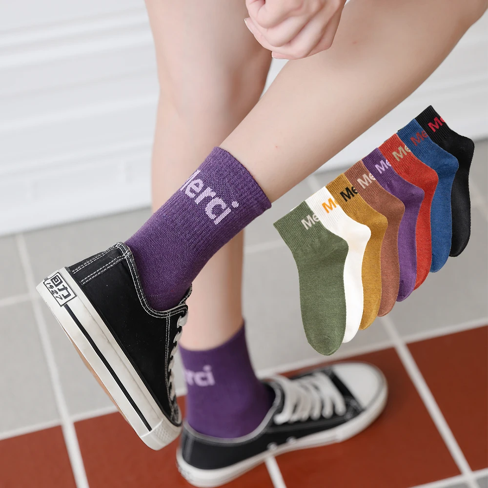 Salina Women's Socks Winter and Spring Cotton Color Spinning Letter Printing Pattern Short Tube Solid Color Casual Fashion Sport
Salina Women's Socks Winter and Spring Cotton Color Spinning Letter Printing Pattern Short Tube Solid Color Casual Fashion Sport