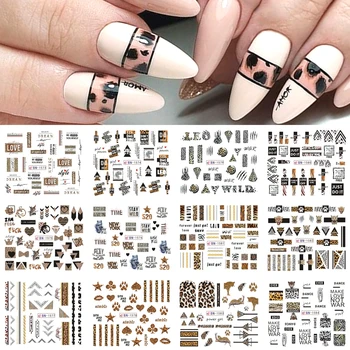 12pcs Sexy Leopard Print Nail Art Stickers Set Animal Geometric Design Watermark Foils Adhesive Nail Decal Wraps NFBN1573-1584 
12pcs Sexy Leopard Print Nail Art Stickers Set Animal Geometric Design Watermark Foils Adhesive Nail Decal Wraps NFBN1573-1584