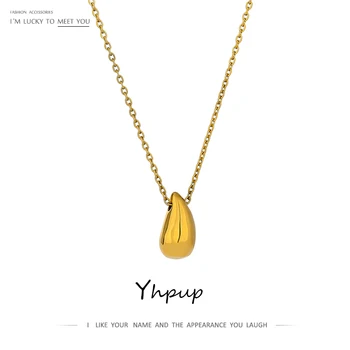 Yhpup Waterdrop Minimalist Stainless Steel Gold Pendant Necklace for Women Super Classic Exquisite Smooth Metal Necklace Jewelry
Yhpup Waterdrop Minimalist Stainless Steel Gold Pendant Necklace for Women Super Classic Exquisite Smooth Metal Necklace Jewelry