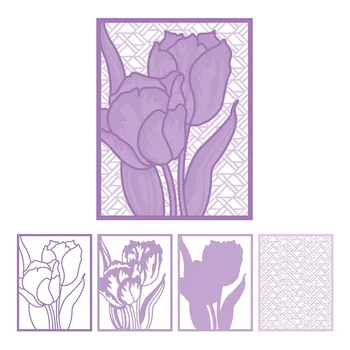 4pcs/Set Layered Spring Tulips Metal Cutting Dies Stencils for DIY Scrapbooking Paper Cards Making Handmade Crafts New
4pcs/Set Layered Spring Tulips Metal Cutting Dies Stencils for DIY Scrapbooking Paper Cards Making Handmade Crafts New