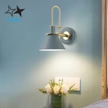 Nordic modern minimalist background wall lights all copper personality creative aisle restaurant bar decorated with lighting.
Nordic modern minimalist background wall lights all copper personality creative aisle restaurant bar decorated with lighting.