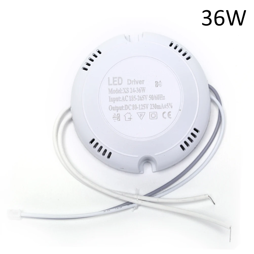 Description Picture 6 of item1 pc 24W 36w LED Driver,ceiling Driver,220v Round Driver Lighting Transform For LED Downlights, Lights