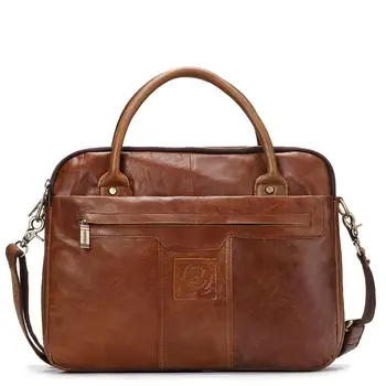 2019 Genuine leather briefcase handbag 14 inch computer bag crazy horse leather business briefcase simple practical business bag
2019 Genuine leather briefcase handbag 14 inch computer bag crazy horse leather business briefcase simple practical business bag