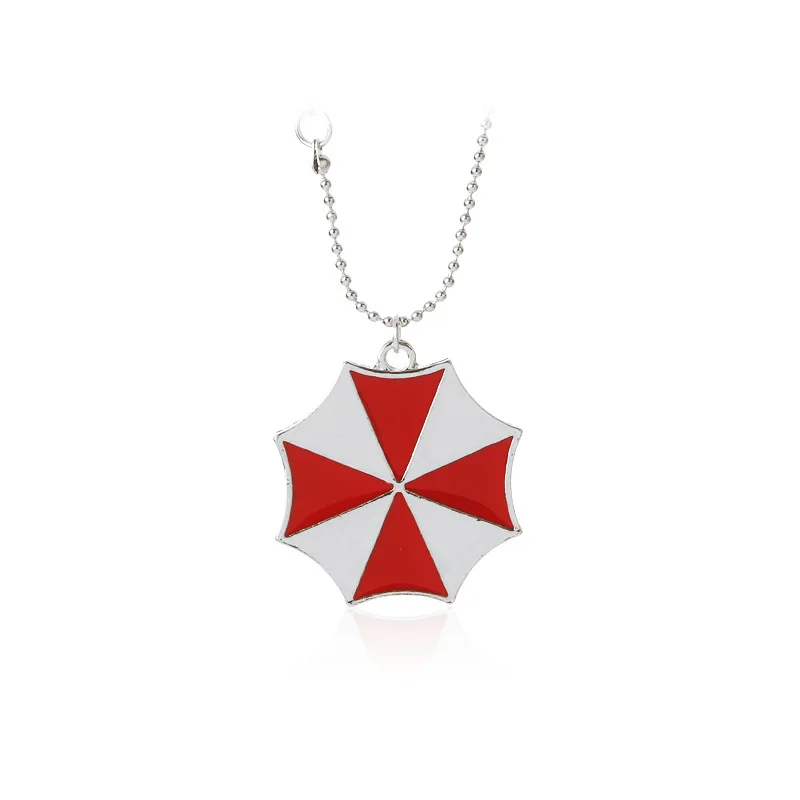 2020 Biohazard Necklaces Alice Umbrella Corporation Red Enamel Silver Pendant Logo Fashion New Movie Game Jewelry YT89 
2020 Biohazard Necklaces Alice Umbrella Corporation Red Enamel Silver Pendant Logo Fashion New Movie Game Jewelry YT89